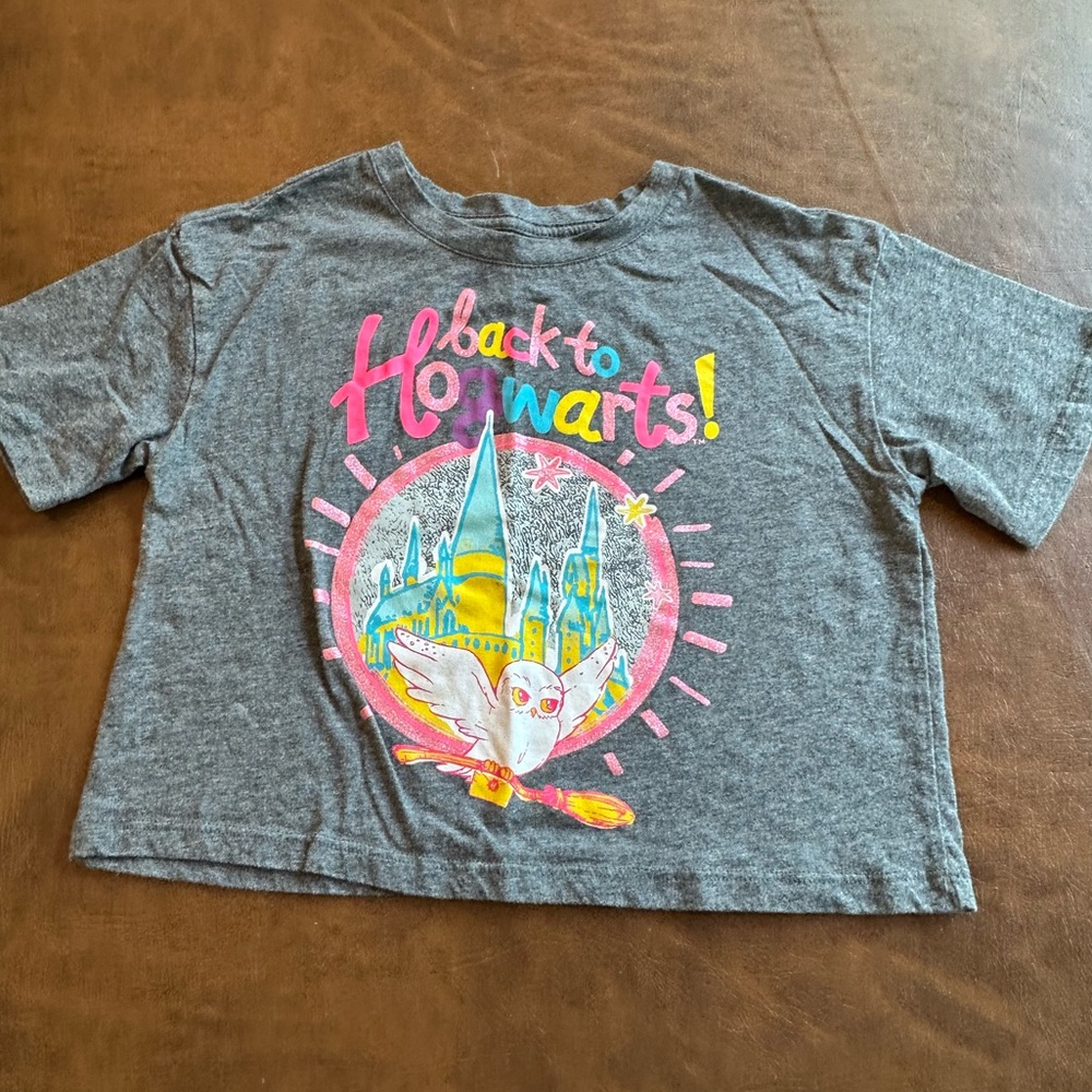 Gray Hogwarts Kids T-Shirt